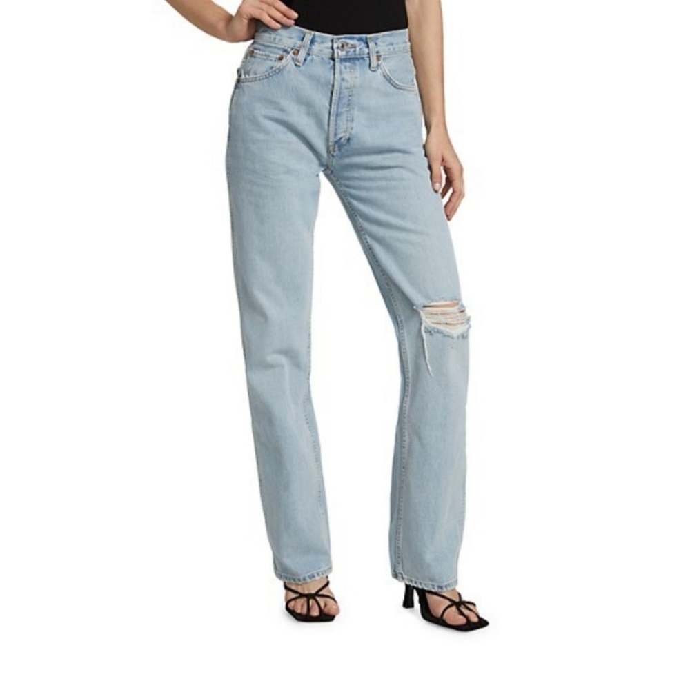 RE/DONE 90s High Rise Loose Straight Leg Jeans
